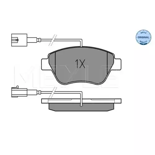 MEYLE Ön Fren Balatası 0252370517W