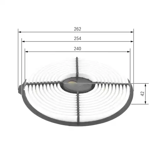 BOSCH Hava Filtre 1987429133