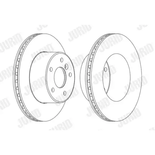 JURID Ön Fren Diski Takım 562685JC-1