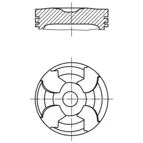 MAHLE Motor Pistonu 87.50mm 0023001