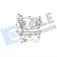 KALE Turbo Radyatörü İntercooler 342370