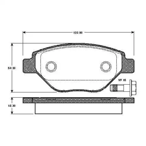 BOSCH Ön Fren Balatası Tk 0986TB2442