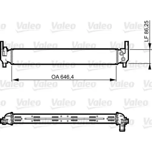 VALEO Turbo İntercooler Radyatörü 735310