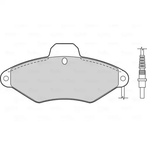 VALEO Ön Fren Balatası Tk 670031