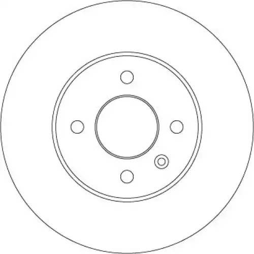 TRW Ön Fren Diski Havalı 256.4mm Takım DF4839