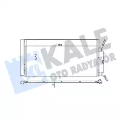 KALE Klima Radyatörü Kondanser 342450