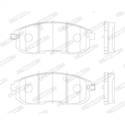 FERODO Ön Fren Balatası Tk FDB4148