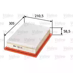 VALEO Hava Filtre 585110