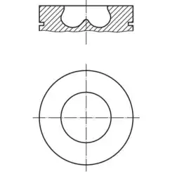 MAHLE Motor Pistonu 83.00mm 033PI00102000