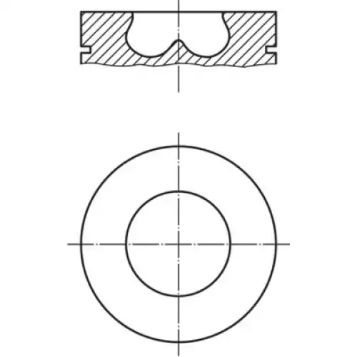 MAHLE Motor Pistonu 83.50mm 033PI00102002