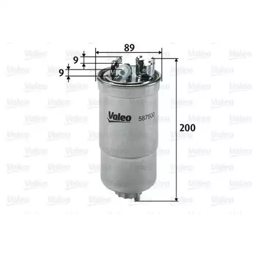 VALEO Yakıt Filtresi Mazot 587500