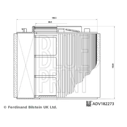 BLUE PRINT Hava Filtresi ADV182273