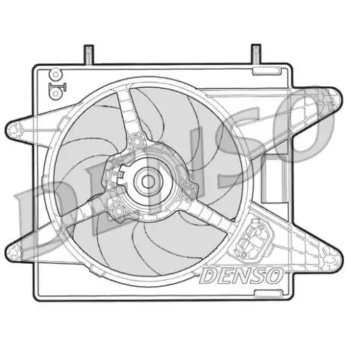 DENSO Fan Motoru DER09001