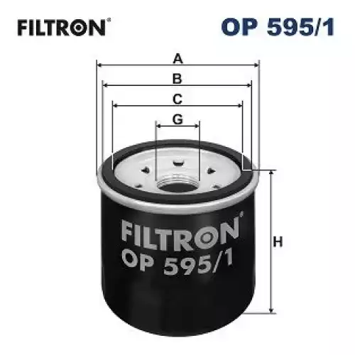 FILTRON Yağ Filtre OP595/1