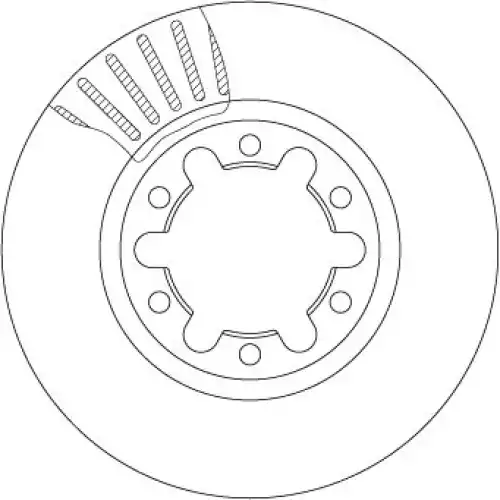 TRW Ön Fren Diski Havalı 274.6mm DF7237