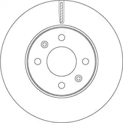 TRW Ön Fren Diski Havalı 256.4.mm DF6794