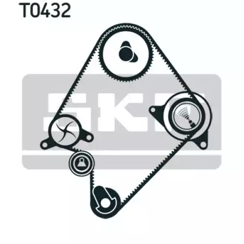 SKF Eksantrik Triger Kayış Seti VKMA94009