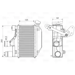 VALEO Turbo İntercool radyatörü 818362