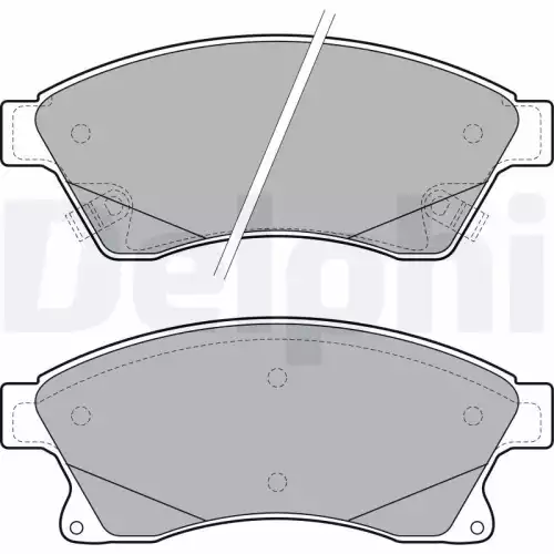 DELPHI Ön Fren Balatası 15 Jant LP2142
