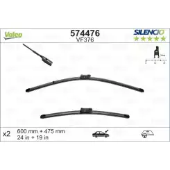 VALEO Ön Cam Silecek Süpürgesi Takım 600-475Cm 574476