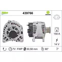 VALEO Alternatör 12 V 150A 439766