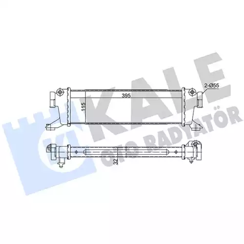 KALE Turbo Radyatörü İntercooler 347900