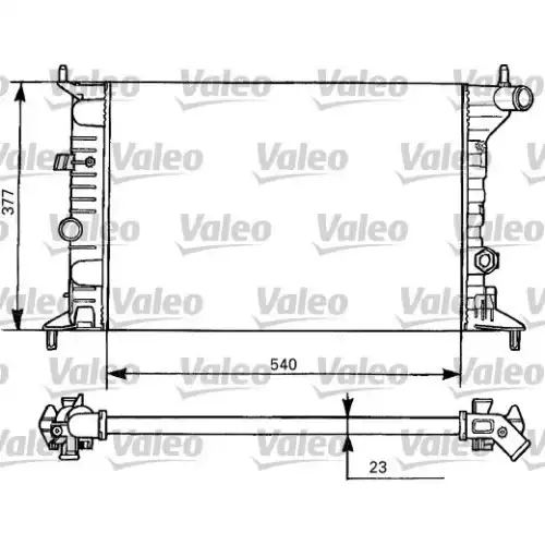 VALEO Motor Su Radyatörü Klimasız Manuel 731525