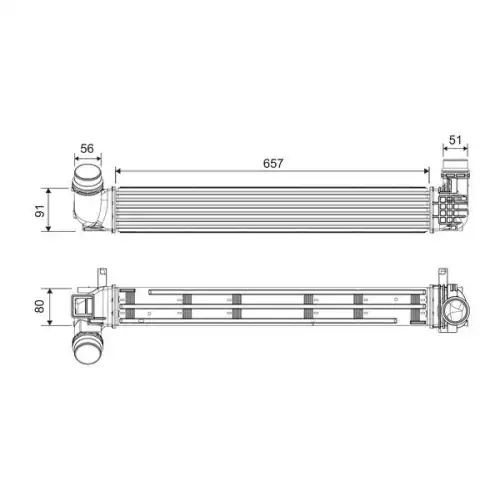 VALEO Turbo İntercooler Radyatörü 818878