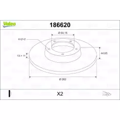 VALEO Ön Fren Diski Tk 186620