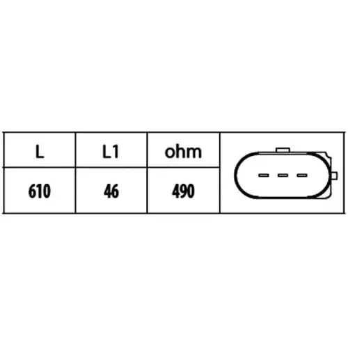 HELLA Krank Mil Sensörü 6PU009146-541