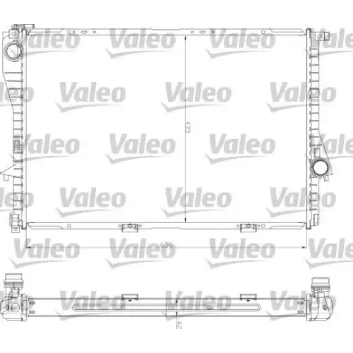 VALEO Motro Su Radyatörü 734277