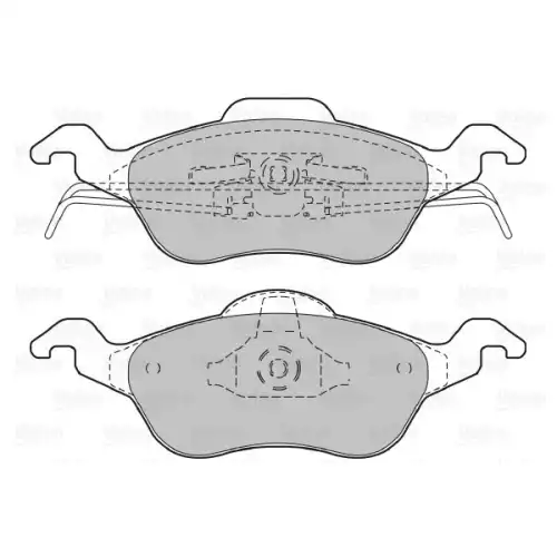VALEO Ön Fren Balatası Tk 598317