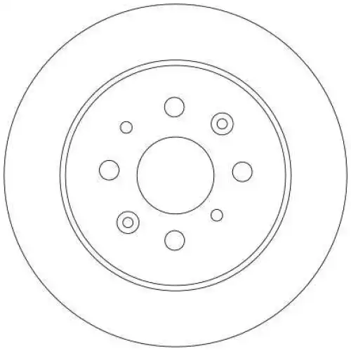 TRW Arka Fren Diski Düz DF4401