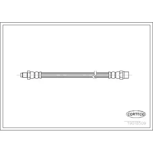 CORTECO Fren Hortumu Arka 280mm 19018509