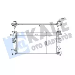 KALE Motor Su Radyatörü 347280