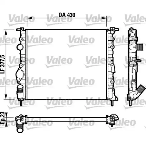 VALEO Motor Su Radyatörü 732765