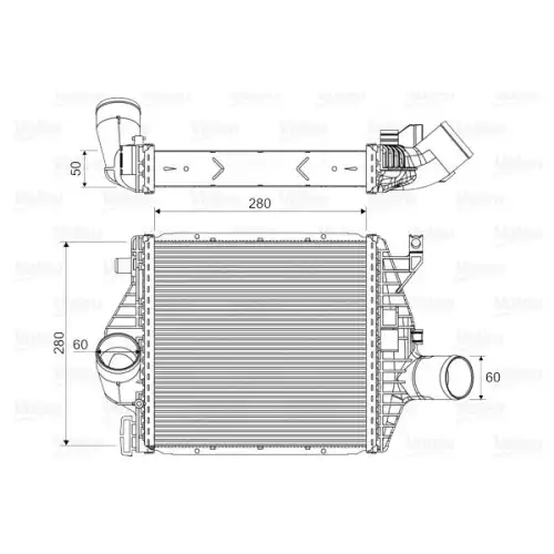 VALEO Turbo İntercool Radyatörü 818590