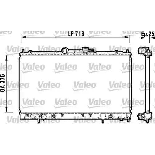 VALEO Motor Su Radyatörü 734129