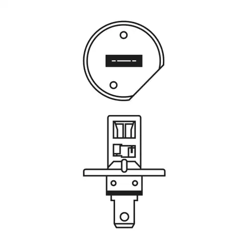 BOSCH Ampül 12V H1 P14 5S Pure Light 1987301005