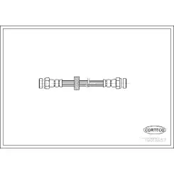 CORTECO Fren Hortumu Arka 165mm 19018657