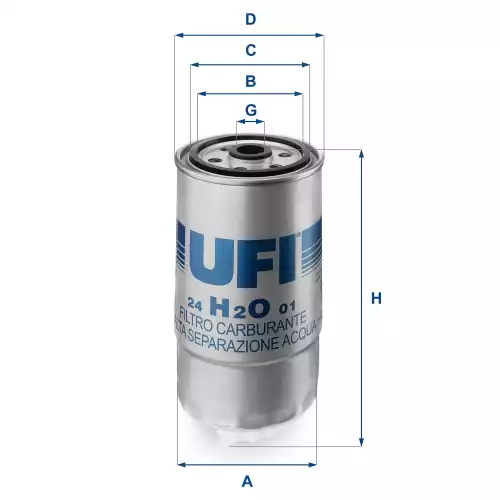 UFI Mazot Filtresi 24.H2O.01