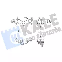 KALE Turbo Radyatörü İntercooler 344890