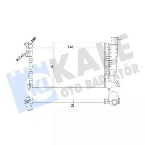 KALE Motor Su Radyatörü Mekanik 351810