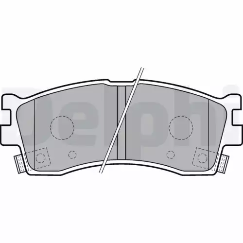 DELPHI Ön Fren Balatası Tk LP1702