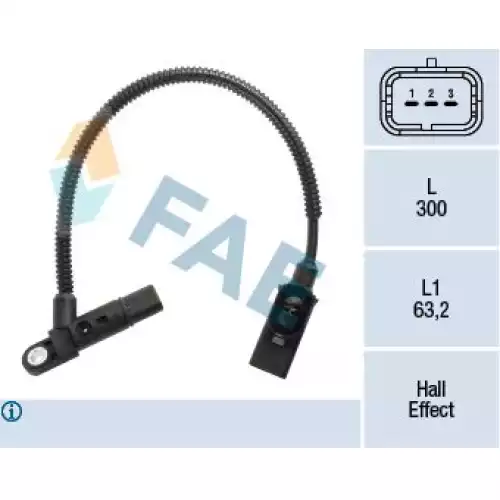 FAE Eksantrik Mil Sensörü Kablolu FAE 79381