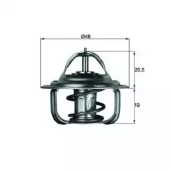 MAHLE Termostat 92°C TX192D