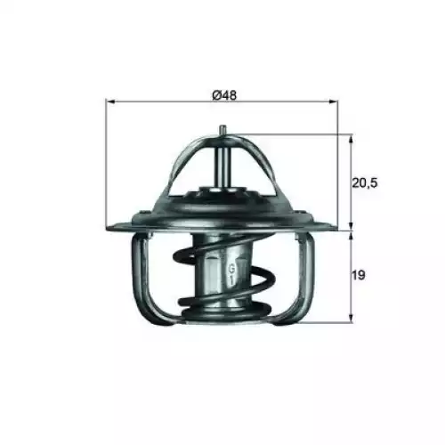 MAHLE Termostat 92°C TX192D