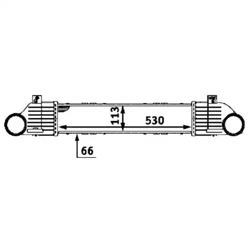 MAHLE Turbo İntercool radyatörü CI48000P