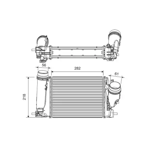 VALEO Turbo İntercooler Radyatörü 816759