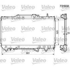 VALEO Motor Su Radyatörü 731830